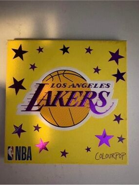 ColourPop Los Angeles Lakers Yellow & Purple Decorative Canvas Accent